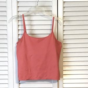 Bra Top with Adjustable Straps, coral